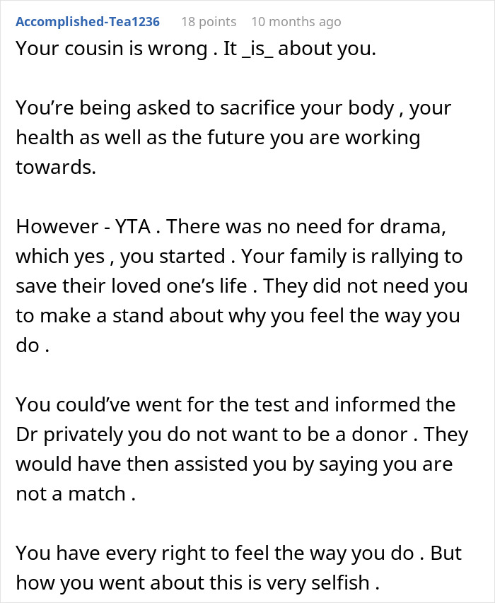 Woman Is Called A Monster For Refusing To Save Her Sister’s Life, Starts Questioning Her Decision Woman Is Called A Monster For Refusing To Save Her Sister’s Life, Starts Questioning Her Decision