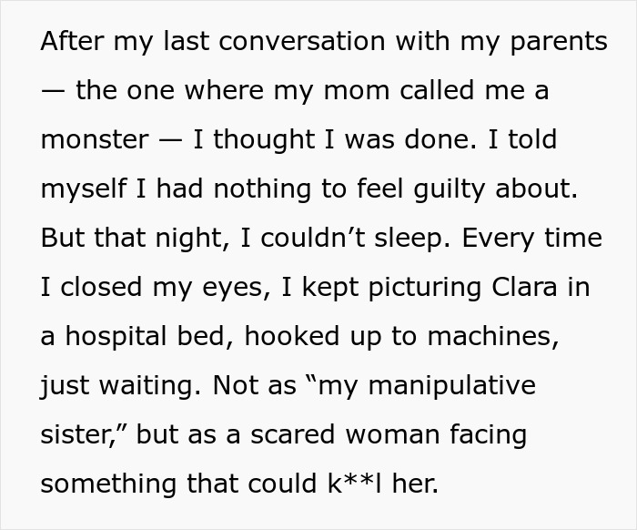 Woman Is Called A Monster For Refusing To Save Her Sister’s Life, Starts Questioning Her Decision Woman Is Called A Monster For Refusing To Save Her Sister’s Life, Starts Questioning Her Decision