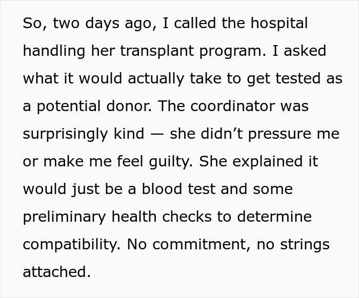 Woman Is Called A Monster For Refusing To Save Her Sister’s Life, Starts Questioning Her Decision Woman Is Called A Monster For Refusing To Save Her Sister’s Life, Starts Questioning Her Decision