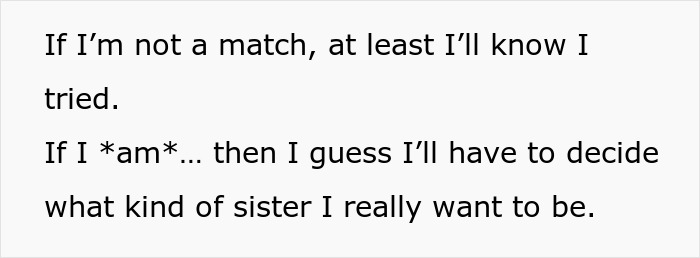 Woman Is Called A Monster For Refusing To Save Her Sister’s Life, Starts Questioning Her Decision Woman Is Called A Monster For Refusing To Save Her Sister’s Life, Starts Questioning Her Decision