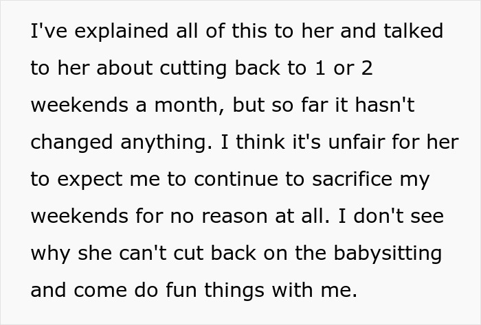 Woman Babysits On Weekends, Her Clueless BF Just Can’t Figure Out Why She Keeps Ignoring Him Woman Babysits On Weekends, Her Clueless BF Just Can’t Figure Out Why She Keeps Ignoring Him