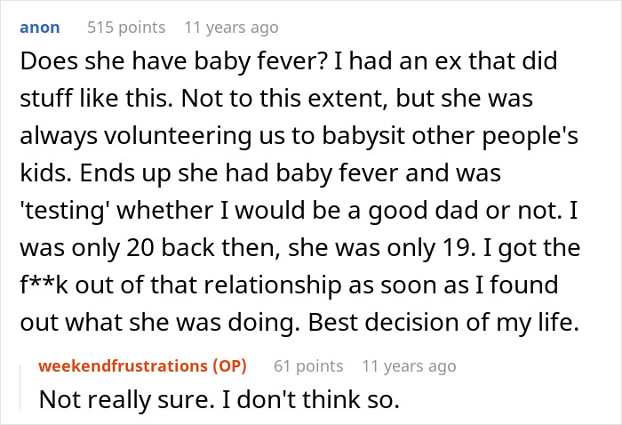 Woman Babysits On Weekends, Her Clueless BF Just Can’t Figure Out Why She Keeps Ignoring Him Woman Babysits On Weekends, Her Clueless BF Just Can’t Figure Out Why She Keeps Ignoring Him