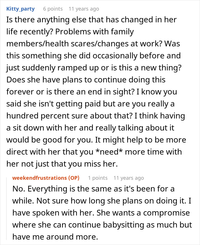 Woman Babysits On Weekends, Her Clueless BF Just Can’t Figure Out Why She Keeps Ignoring Him Woman Babysits On Weekends, Her Clueless BF Just Can’t Figure Out Why She Keeps Ignoring Him