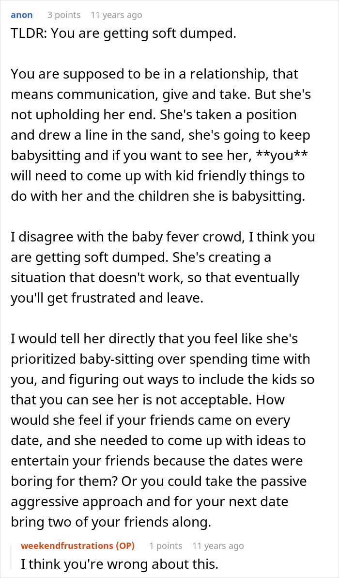 Woman Babysits On Weekends, Her Clueless BF Just Can’t Figure Out Why She Keeps Ignoring Him Woman Babysits On Weekends, Her Clueless BF Just Can’t Figure Out Why She Keeps Ignoring Him