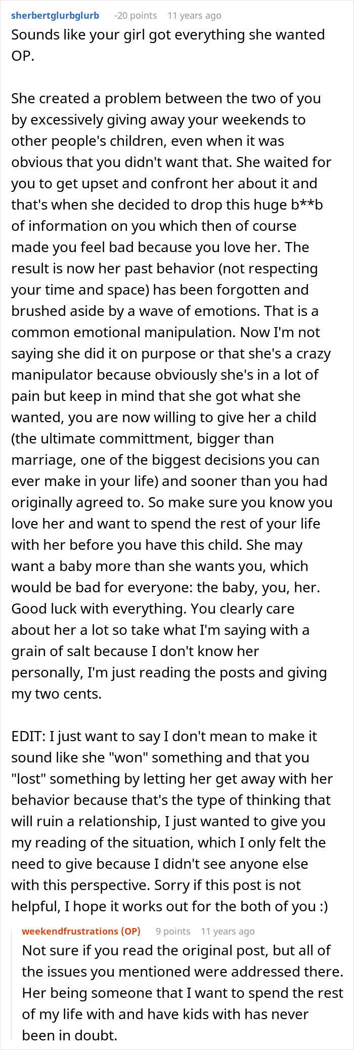 Woman Babysits On Weekends, Her Clueless BF Just Can’t Figure Out Why She Keeps Ignoring Him Woman Babysits On Weekends, Her Clueless BF Just Can’t Figure Out Why She Keeps Ignoring Him