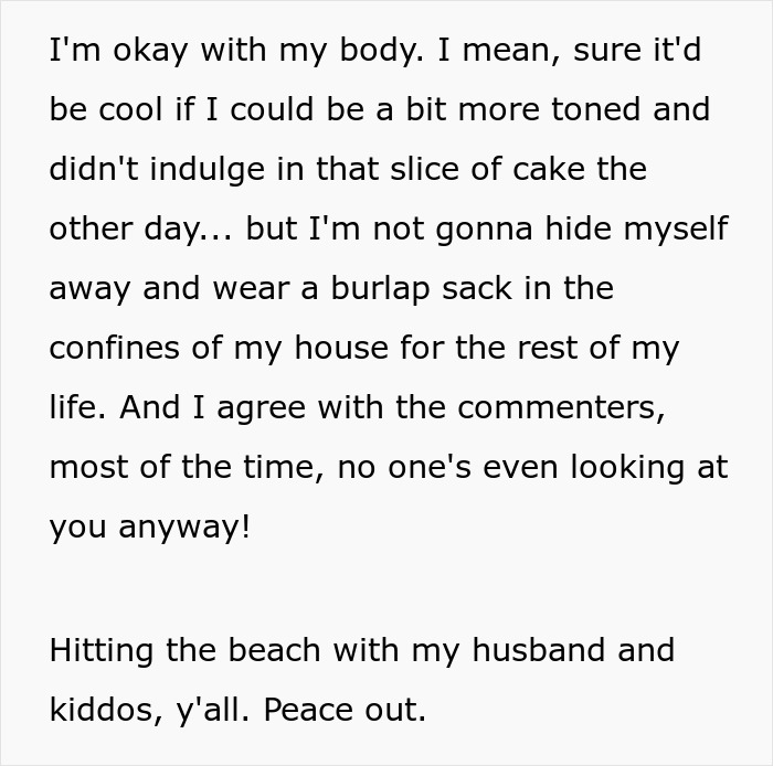 Woman’s Friend Gives Her Unsolicited Bikini Advice, Then Doubles Down On The Body-Shaming Woman’s Friend Gives Her Unsolicited Bikini Advice, Then Doubles Down On The Body-Shaming