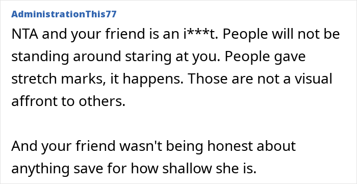 Woman’s Friend Gives Her Unsolicited Bikini Advice, Then Doubles Down On The Body-Shaming Woman’s Friend Gives Her Unsolicited Bikini Advice, Then Doubles Down On The Body-Shaming