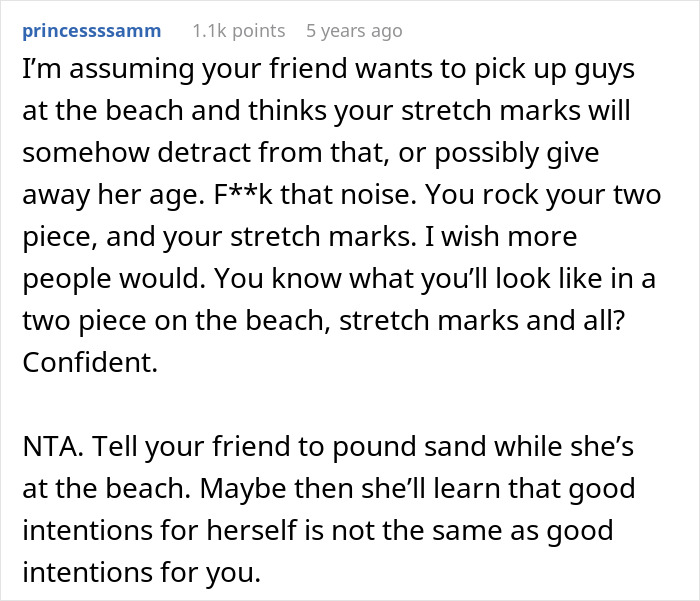 Woman’s Friend Gives Her Unsolicited Bikini Advice, Then Doubles Down On The Body-Shaming Woman’s Friend Gives Her Unsolicited Bikini Advice, Then Doubles Down On The Body-Shaming