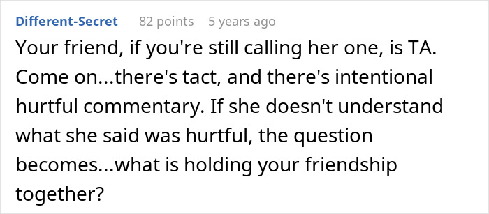 Woman’s Friend Gives Her Unsolicited Bikini Advice, Then Doubles Down On The Body-Shaming Woman’s Friend Gives Her Unsolicited Bikini Advice, Then Doubles Down On The Body-Shaming