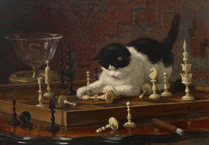 This Artist’s 40 Cat Paintings From The 19th Century Equivalent Of A Gallery Full Of Cat Photos This Artist’s 40 Cat Paintings From The 19th Century Equivalent Of A Gallery Full Of Cat Photos