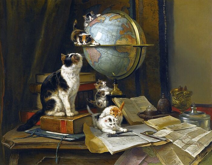 This Artist’s 40 Cat Paintings From The 19th Century Equivalent Of A Gallery Full Of Cat Photos This Artist’s 40 Cat Paintings From The 19th Century Equivalent Of A Gallery Full Of Cat Photos