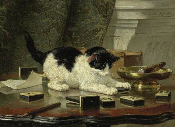 This Artist’s 40 Cat Paintings From The 19th Century Equivalent Of A Gallery Full Of Cat Photos This Artist’s 40 Cat Paintings From The 19th Century Equivalent Of A Gallery Full Of Cat Photos