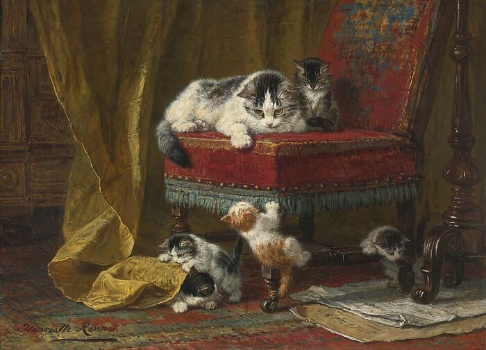 This Artist’s 40 Cat Paintings From The 19th Century Equivalent Of A Gallery Full Of Cat Photos This Artist’s 40 Cat Paintings From The 19th Century Equivalent Of A Gallery Full Of Cat Photos