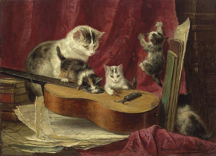 This Artist’s 40 Cat Paintings From The 19th Century Equivalent Of A Gallery Full Of Cat Photos This Artist’s 40 Cat Paintings From The 19th Century Equivalent Of A Gallery Full Of Cat Photos