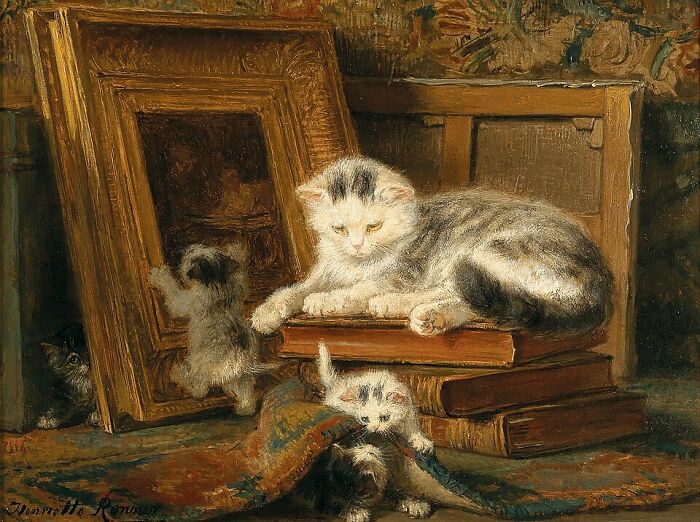 This Artist’s 40 Cat Paintings From The 19th Century Equivalent Of A Gallery Full Of Cat Photos This Artist’s 40 Cat Paintings From The 19th Century Equivalent Of A Gallery Full Of Cat Photos