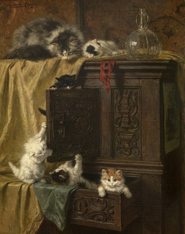 This Artist’s 40 Cat Paintings From The 19th Century Equivalent Of A Gallery Full Of Cat Photos This Artist’s 40 Cat Paintings From The 19th Century Equivalent Of A Gallery Full Of Cat Photos