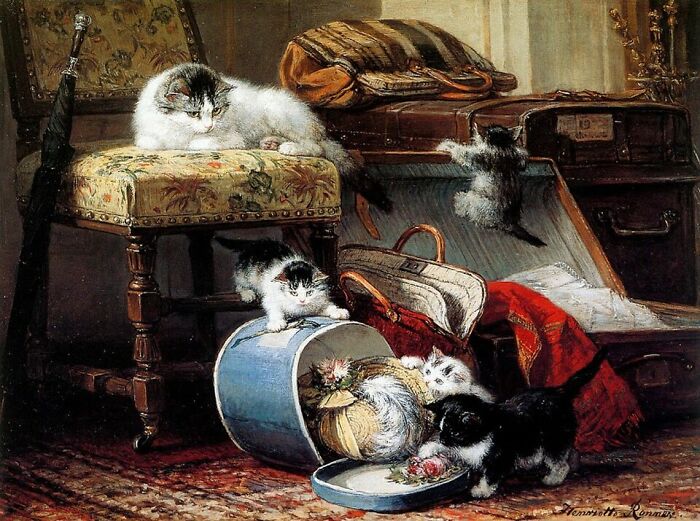 This Artist’s 40 Cat Paintings From The 19th Century Equivalent Of A Gallery Full Of Cat Photos This Artist’s 40 Cat Paintings From The 19th Century Equivalent Of A Gallery Full Of Cat Photos