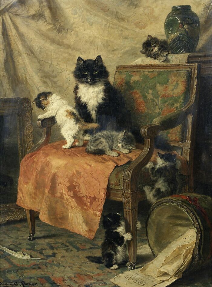 This Artist’s 40 Cat Paintings From The 19th Century Equivalent Of A Gallery Full Of Cat Photos This Artist’s 40 Cat Paintings From The 19th Century Equivalent Of A Gallery Full Of Cat Photos
