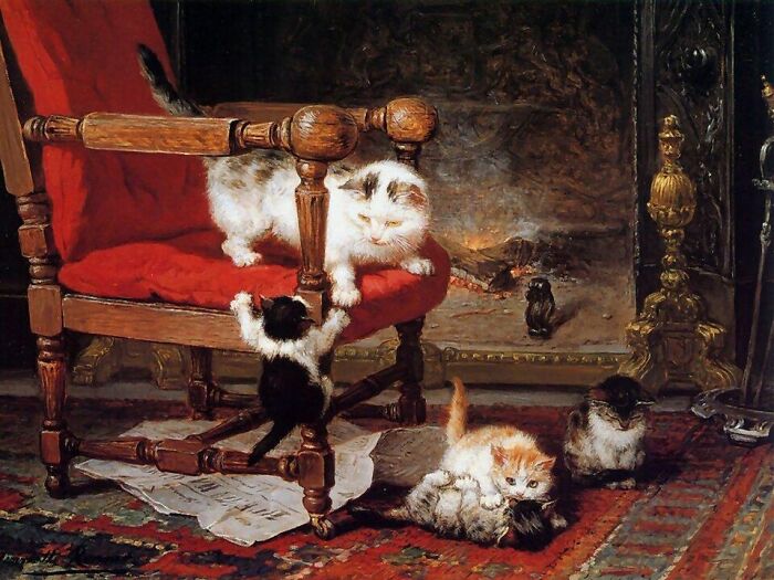 This Artist’s 40 Cat Paintings From The 19th Century Equivalent Of A Gallery Full Of Cat Photos This Artist’s 40 Cat Paintings From The 19th Century Equivalent Of A Gallery Full Of Cat Photos
