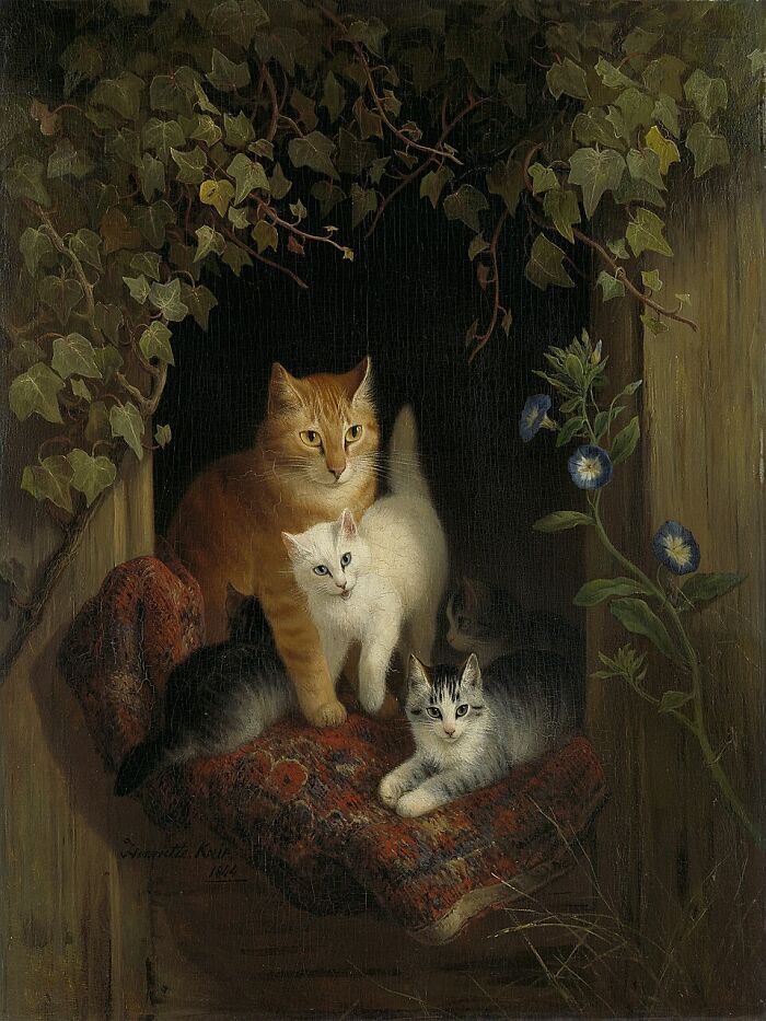 This Artist’s 40 Cat Paintings From The 19th Century Equivalent Of A Gallery Full Of Cat Photos This Artist’s 40 Cat Paintings From The 19th Century Equivalent Of A Gallery Full Of Cat Photos