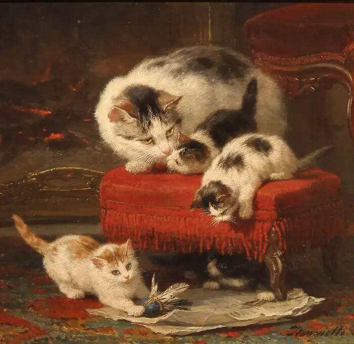 This Artist’s 40 Cat Paintings From The 19th Century Equivalent Of A Gallery Full Of Cat Photos This Artist’s 40 Cat Paintings From The 19th Century Equivalent Of A Gallery Full Of Cat Photos