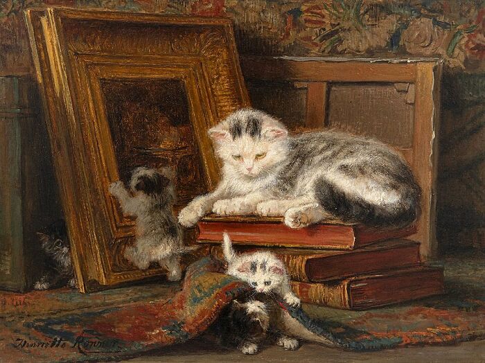 This Artist’s 40 Cat Paintings From The 19th Century Equivalent Of A Gallery Full Of Cat Photos This Artist’s 40 Cat Paintings From The 19th Century Equivalent Of A Gallery Full Of Cat Photos