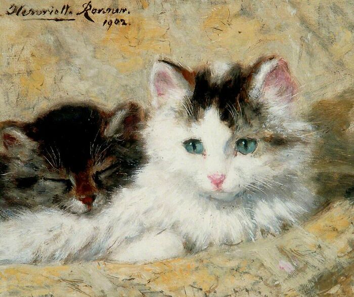 This Artist’s 40 Cat Paintings From The 19th Century Equivalent Of A Gallery Full Of Cat Photos This Artist’s 40 Cat Paintings From The 19th Century Equivalent Of A Gallery Full Of Cat Photos