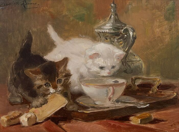 This Artist’s 40 Cat Paintings From The 19th Century Equivalent Of A Gallery Full Of Cat Photos This Artist’s 40 Cat Paintings From The 19th Century Equivalent Of A Gallery Full Of Cat Photos