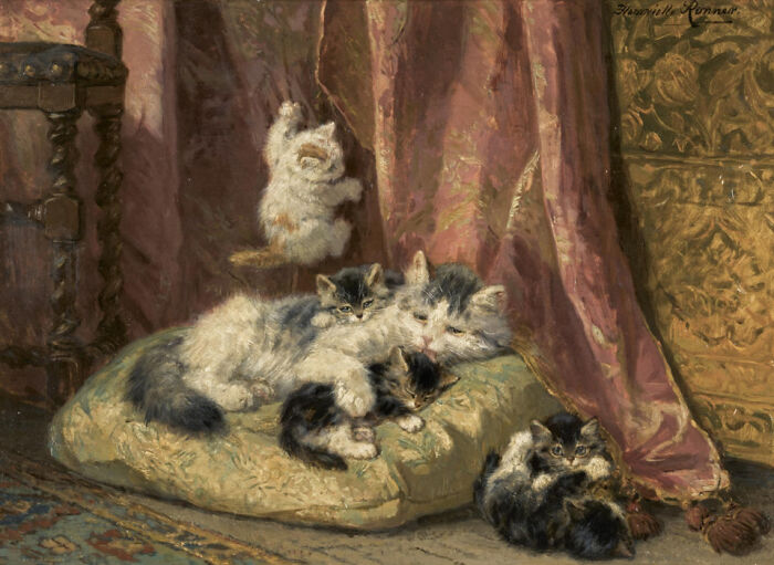 This Artist’s 40 Cat Paintings From The 19th Century Equivalent Of A Gallery Full Of Cat Photos This Artist’s 40 Cat Paintings From The 19th Century Equivalent Of A Gallery Full Of Cat Photos