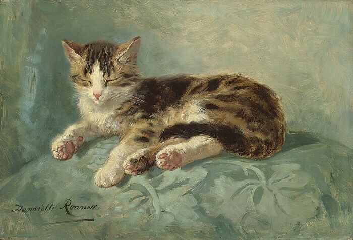 This Artist’s 40 Cat Paintings From The 19th Century Equivalent Of A Gallery Full Of Cat Photos This Artist’s 40 Cat Paintings From The 19th Century Equivalent Of A Gallery Full Of Cat Photos