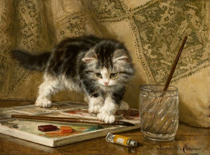 This Artist’s 40 Cat Paintings From The 19th Century Equivalent Of A Gallery Full Of Cat Photos This Artist’s 40 Cat Paintings From The 19th Century Equivalent Of A Gallery Full Of Cat Photos
