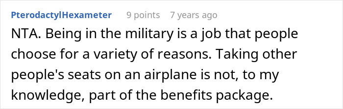 Service Member Feels Entitled To Window Seat As He’s In Uniform, Acts Smug When He’s Asked To Move Service Member Feels Entitled To Window Seat As He’s In Uniform, Acts Smug When He’s Asked To Move