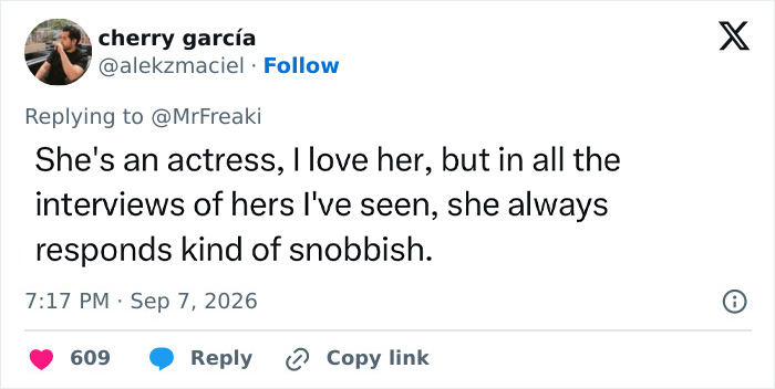 Actress’s ‘Snobbish’ Red Carpet Response Under Scrutiny, Ignites Hollywood Debate After Resurfaced Clip Goes Viral Actress’s ‘Snobbish’ Red Carpet Response Under Scrutiny, Ignites Hollywood Debate After Resurfaced Clip Goes Viral
