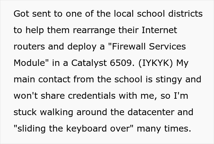 Guy Gets Exposed For A Bad Router Command And Makes Up A Cover Story Just To Be Exposed Again