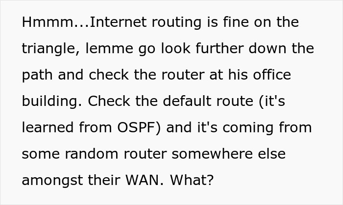 Guy Gets Exposed For A Bad Router Command And Makes Up A Cover Story Just To Be Exposed Again