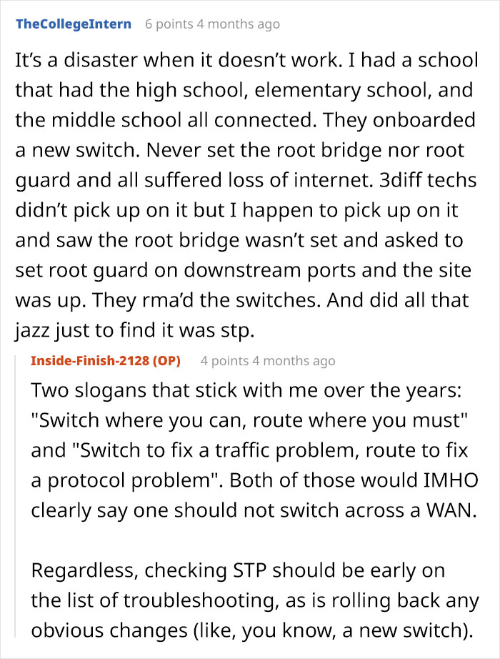 Guy Gets Exposed For A Bad Router Command And Makes Up A Cover Story Just To Be Exposed Again