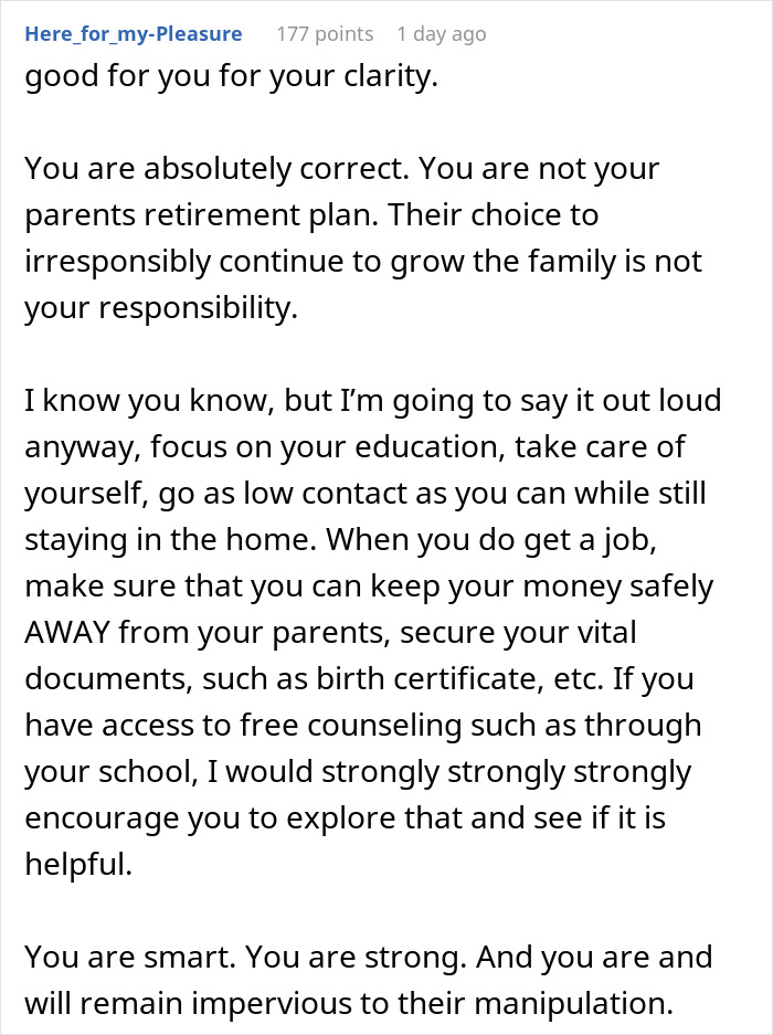 Dad Of 9 Kids Has A Plan For His Daughter After College, Gets A Harsh Reality Check