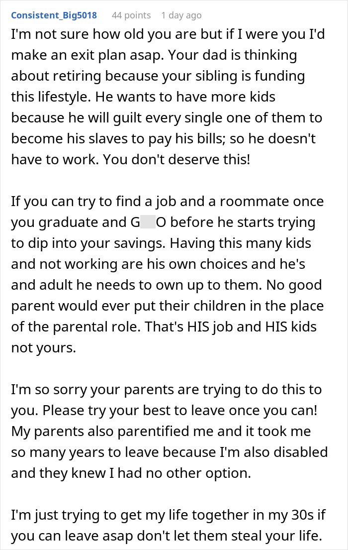 Dad Of 9 Kids Has A Plan For His Daughter After College, Gets A Harsh Reality Check