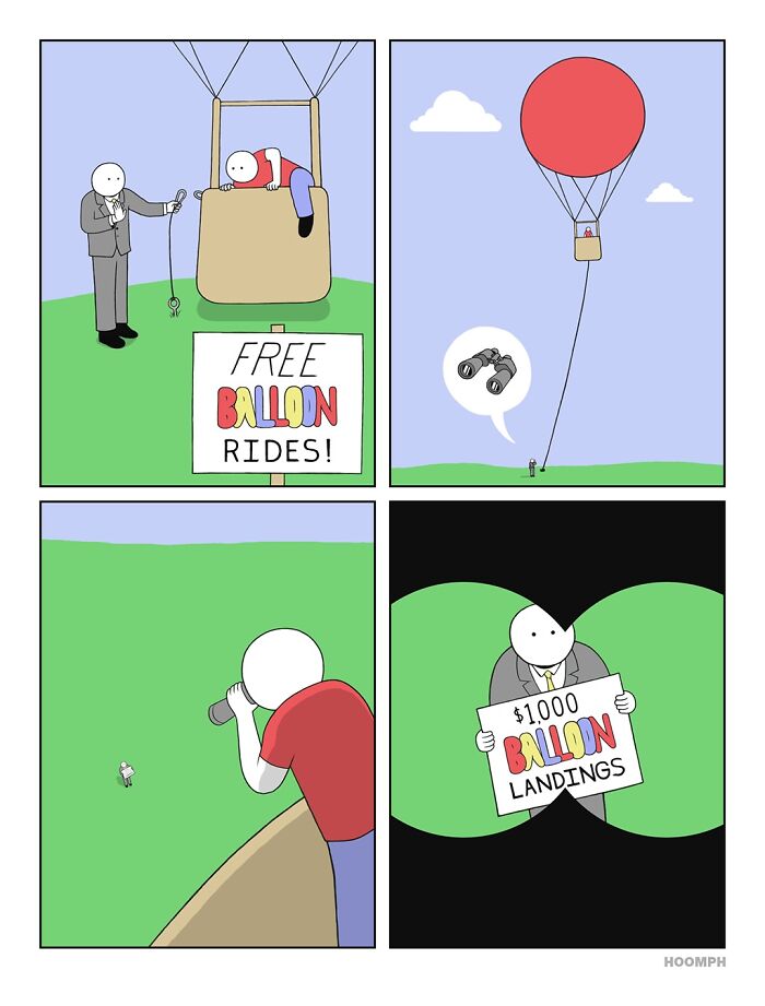 28 Weird And Hilarious Comics By Bips McCallister That Prove Nothing Is Too Absurd For A Punchline