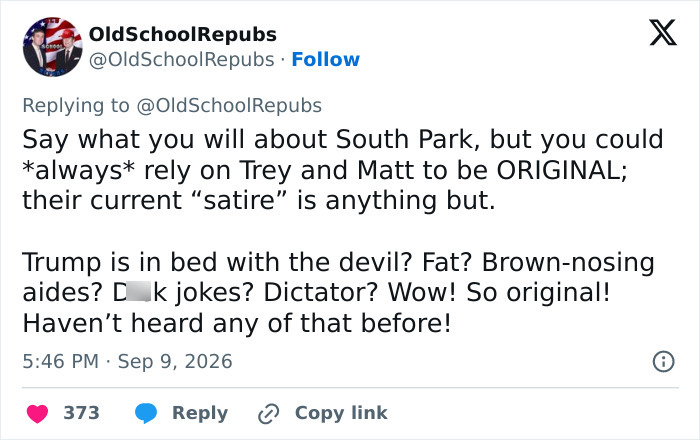 ‘South Park’s Latest Trump Dig Backfires As Fans Grow Furious And Make Urgent Demand ‘South Park’s Latest Trump Dig Backfires As Fans Grow Furious And Make Urgent Demand
