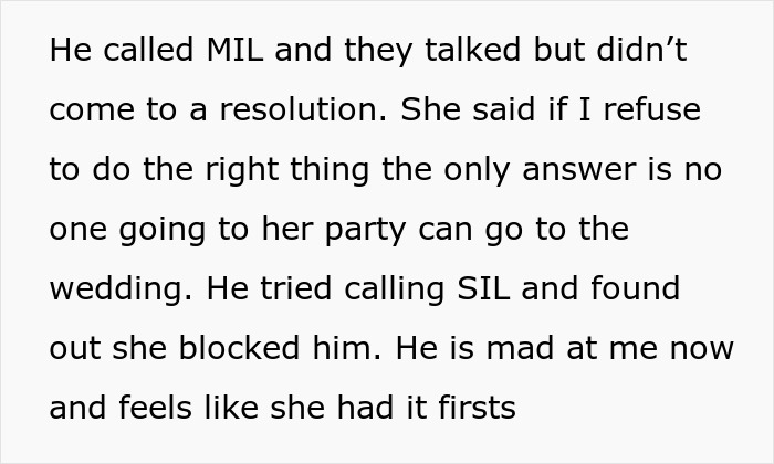 Bride Won’t Change Wedding Dress After MIL Says She Got It First, Groom Gets Caught In The Middle Bride Won’t Change Wedding Dress After MIL Says She Got It First, Groom Gets Caught In The Middle
