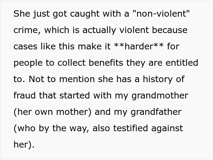 Mom And Aunt Forge Their Way Through A Prison Break, Victim Gets Called A Jerk For Busting Them Mom And Aunt Forge Their Way Through A Prison Break, Victim Gets Called A Jerk For Busting Them