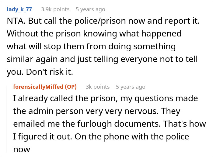 Mom And Aunt Forge Their Way Through A Prison Break, Victim Gets Called A Jerk For Busting Them Mom And Aunt Forge Their Way Through A Prison Break, Victim Gets Called A Jerk For Busting Them