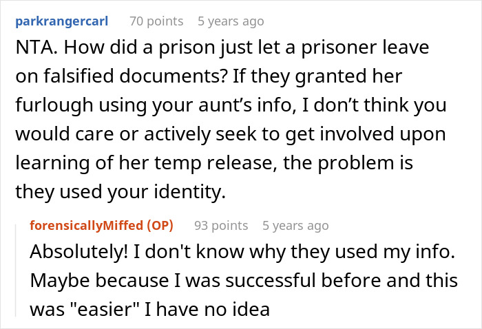 Mom And Aunt Forge Their Way Through A Prison Break, Victim Gets Called A Jerk For Busting Them Mom And Aunt Forge Their Way Through A Prison Break, Victim Gets Called A Jerk For Busting Them
