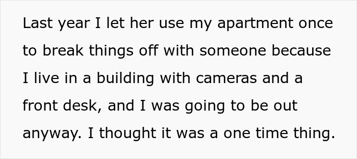 Woman Dumps Four Different Men At Bestie’s Apartment, Mad When Her Breakup Spot Gets Shut Down Woman Dumps Four Different Men At Bestie’s Apartment, Mad When Her Breakup Spot Gets Shut Down