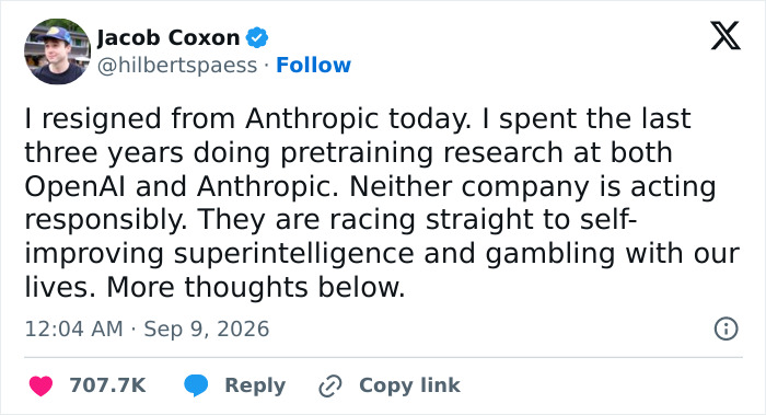 Stephen Hawking&rsquo;s 2014 Warning About AI Resurfaces After Anthropic Researcher Jacob Coxon Resigns