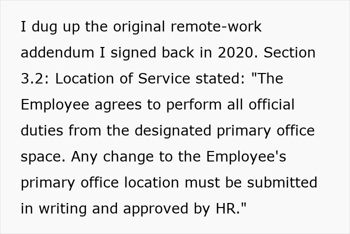 Boss Expects Employee At HQ After Six Years Remote, He Shows That His Home Office Was Approved By HR Boss Expects Employee At HQ After Six Years Remote, He Shows That His Home Office Was Approved By HR