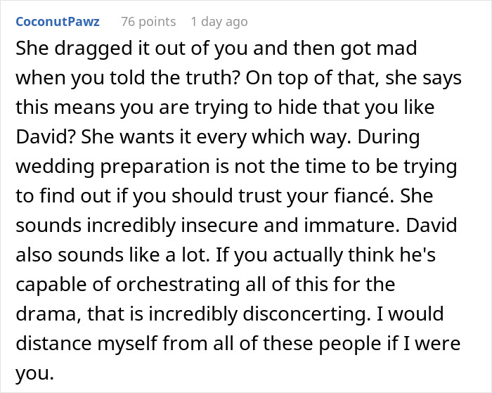 Bride Tries To Get A “Love” Confession Out Of Groom’s Female Bestie, Then Cries Foul As She Says No Bride Tries To Get A “Love” Confession Out Of Groom’s Female Bestie, Then Cries Foul As She Says No