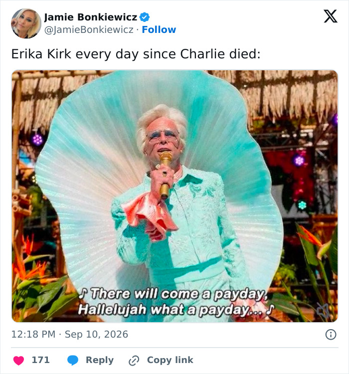 After Trump Pauses Speech To Praise Erika Kirk, Widow Triggers Meme Storm Like No Other On Anniversary Of Fatal Attack