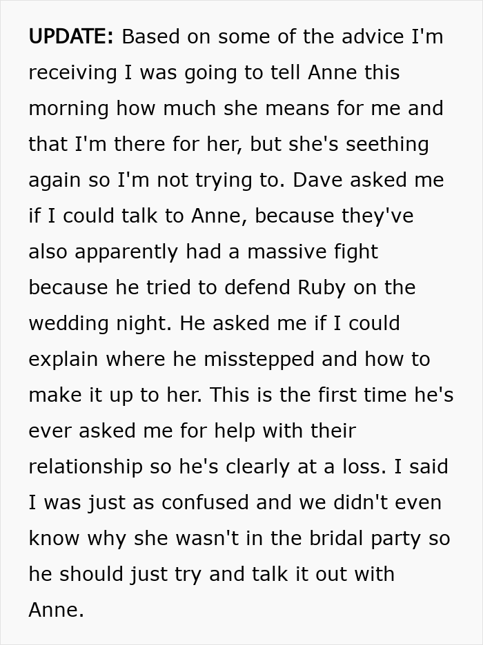 A Best Friend Gets Cut From The Wedding Party, And Nobody Understands Why Until The Groom Speaks Up